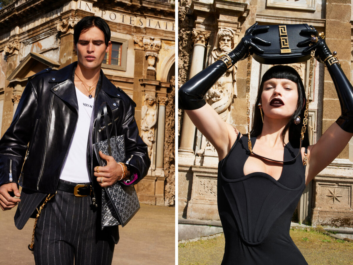 Versace Fall-Winter 2022 Campaign Starring Lily James - Arte & Lusso